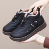 New Winter Mom Shoes with Fleece, Thickened Warmth, Non-slip, and Soft-soled Shoes, Cotton Boots