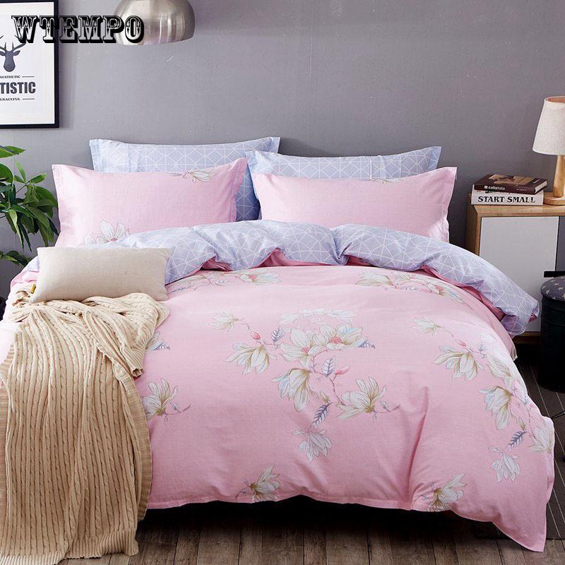 Sunflower Bedsheet Pillowcase Duvet Cover Sets 100% Cotton Bedlinen Size Bedding Set