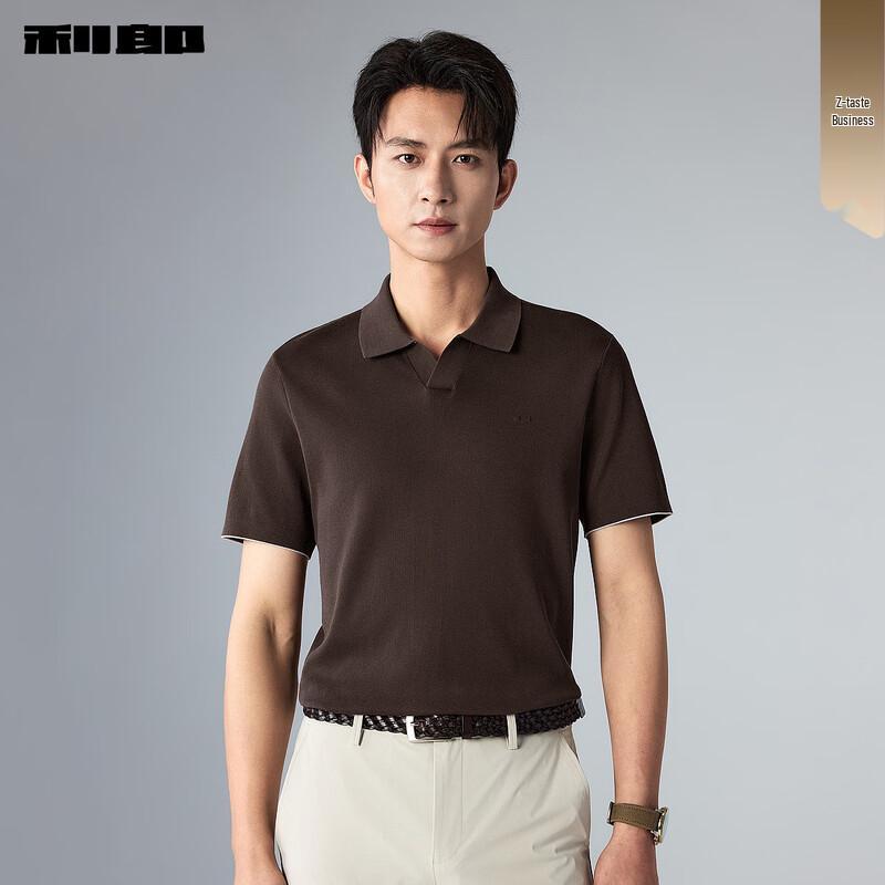 Lilang Men s Knitted Short Sleeve Polo Shirt 180/92A