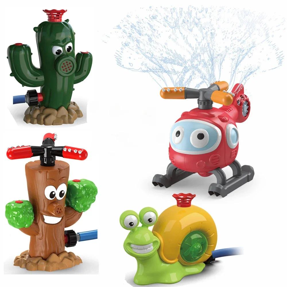 Garden Sprinkler Outdoor Water Spray Toy Backyard Garden Water Toys Summer Yard Cartoon Splash Sprinkler Baby Bath Toy For Kids