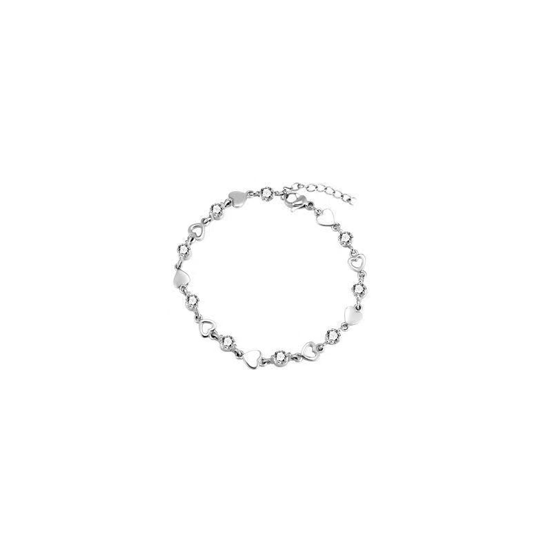 Women's Versatile Hollow Heart Bracelet
