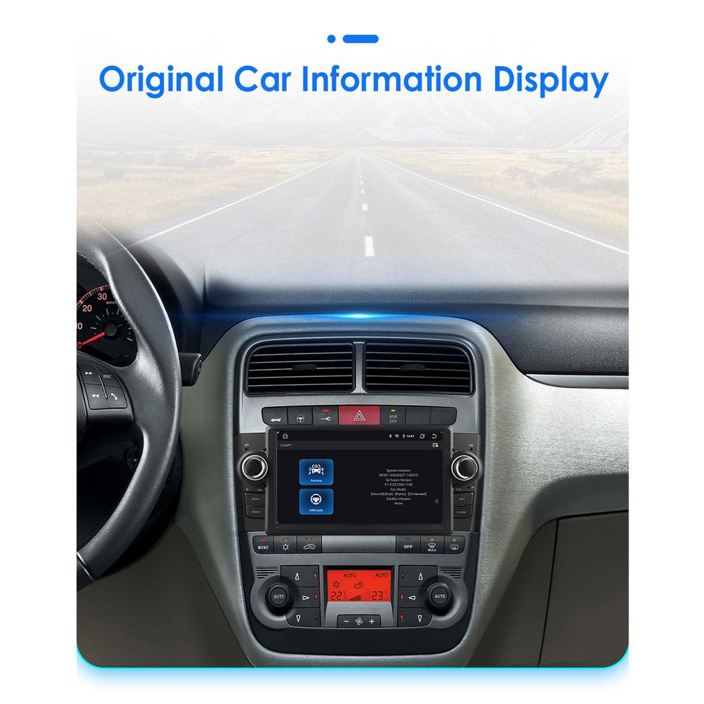 Hizpo Intelligent 7862 2din RDS FM Android Autoradio for Fiat Grande Punto Linea Car Radio Multimedia Video Player GPS Navi Head Unit Carplay 4G WIFI