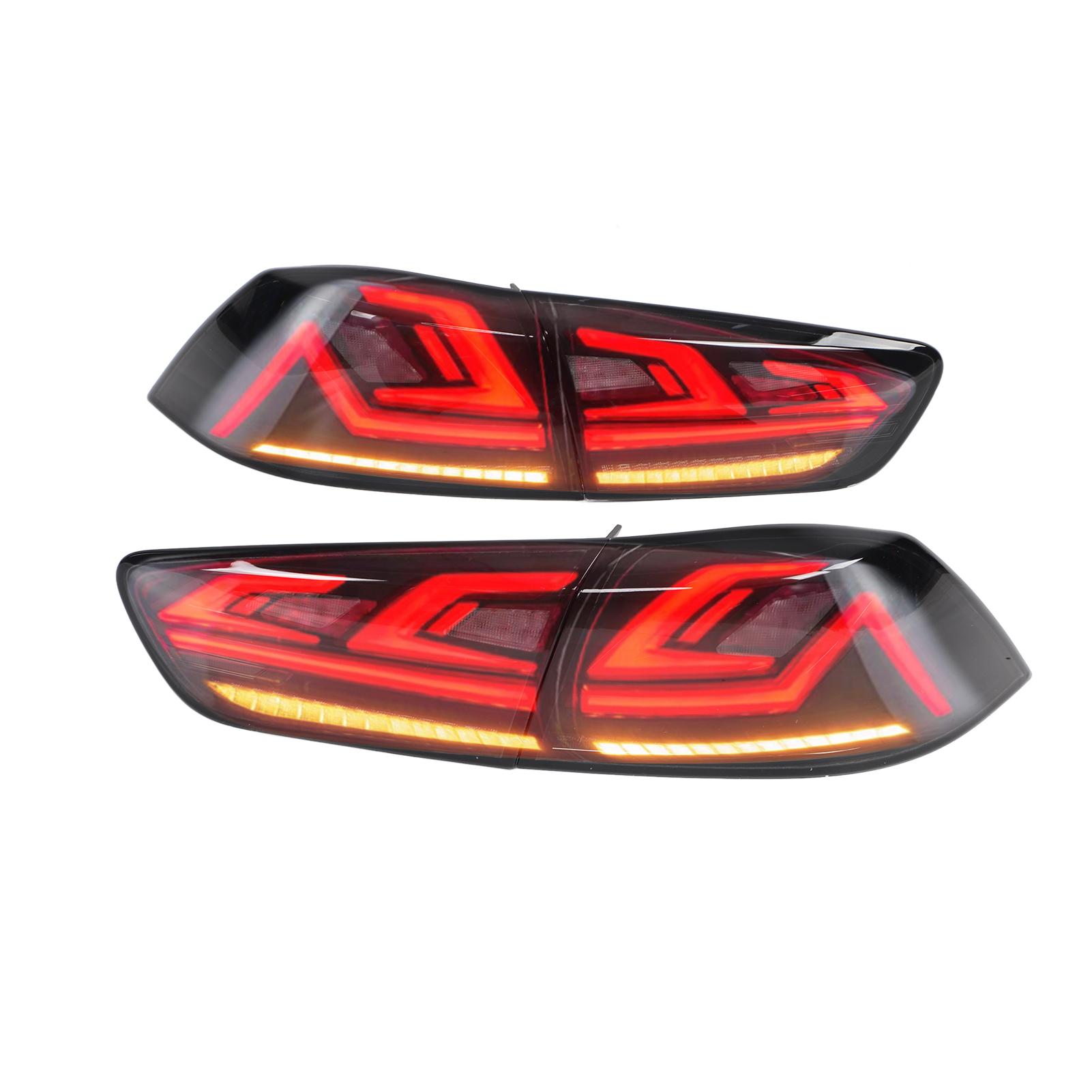 

1 пара светодиодных задних фонарей с динамическим последовательным сигналом поворота и дымчатой линзой для замены для Mitsubishi Lancer