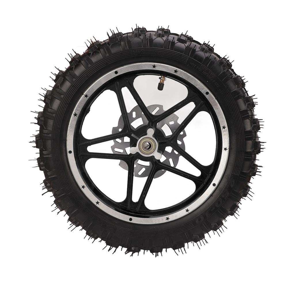 Vorderradbaugruppe 2.5-10 Rad Reifen 12MM Achsdurchmesser für Geländefahrzeug Motorrad Fahrrad