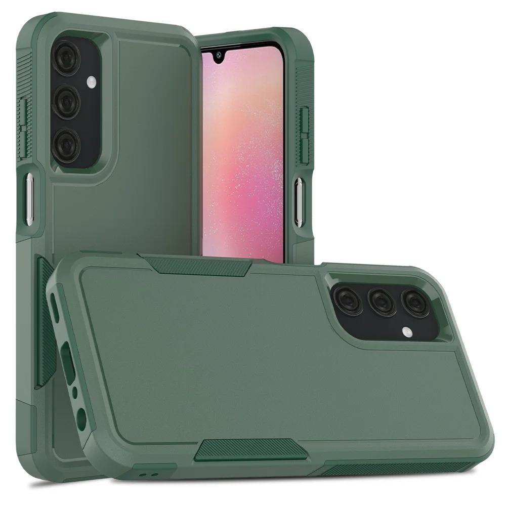 Custodia protettiva ibrida resistente agli urti per Samsung Galaxy A25 5G A35 A55 A15 A05S A14 A24 A54 con telaio in TPU e cover posteriore in plastica