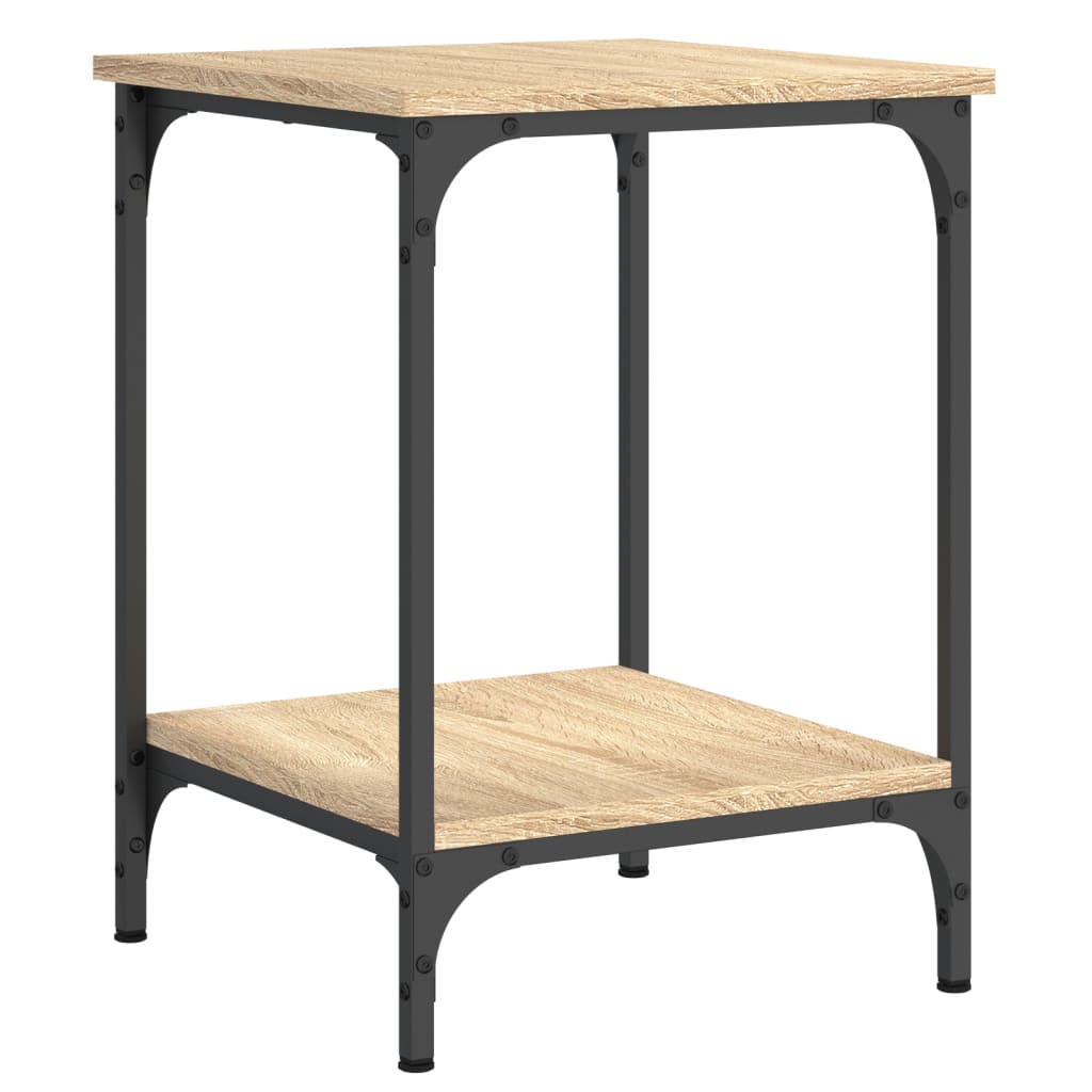  Coffee Table, Sonoma Oak, 40x40x55 Cm, Wood-based Material