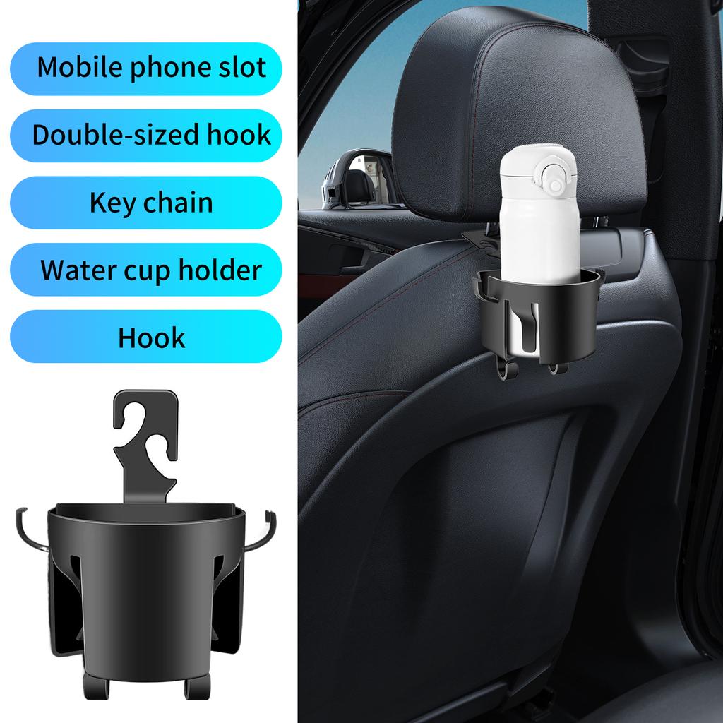 Car Back Seat Cup Holder cars Hanging Mount Drink Storage Holders Multifunctional Auto Truck Interior Water Bottle Organizer