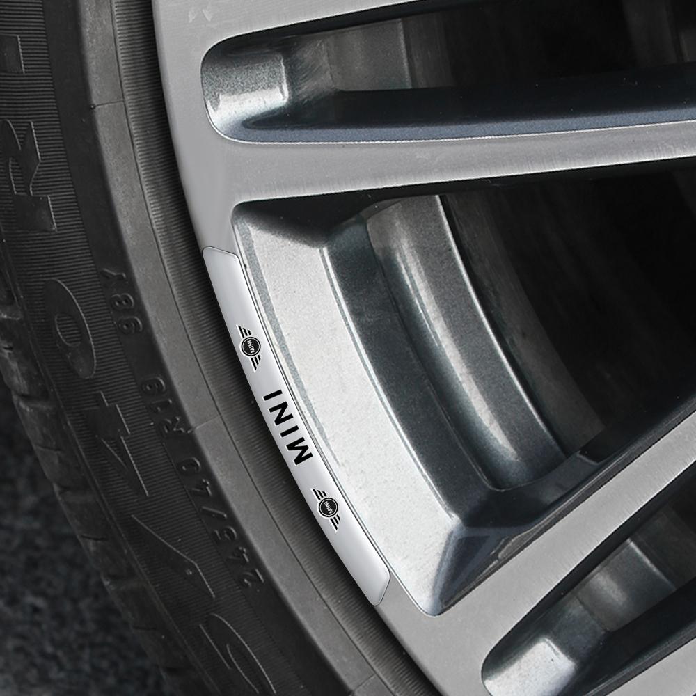 4pcs Aluminum Logo Car Wheel Rim Hub Sticker Accessories For MINI WORKS One Cooper JCW R60 R59 R58 R57 R56 R55 R53 R52 F54 F60 s1