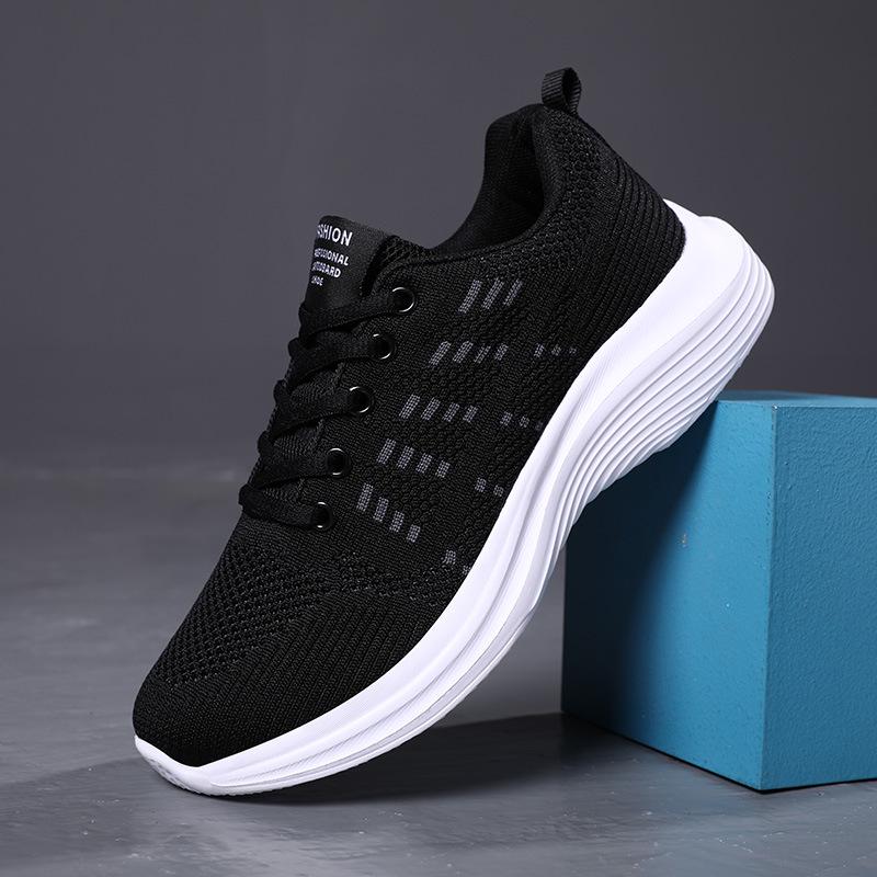 Quanzhou Women's Mesh Breathable Sneakers - Soft Sole Casual Travel & Running Shoes for Military Training Students