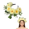Festival Flower Hairband Props for Elegant Occasion Weddings and Parties Comfortable Lightweight Design Headdress