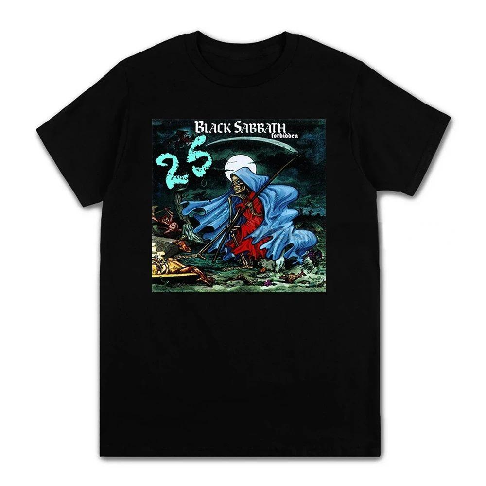 Black Metal Rock Band T Shirt Black Sabbath Men Women Black Oversized Short Sleeve Plus Size T Shirt Unisex Streetwear Clothing