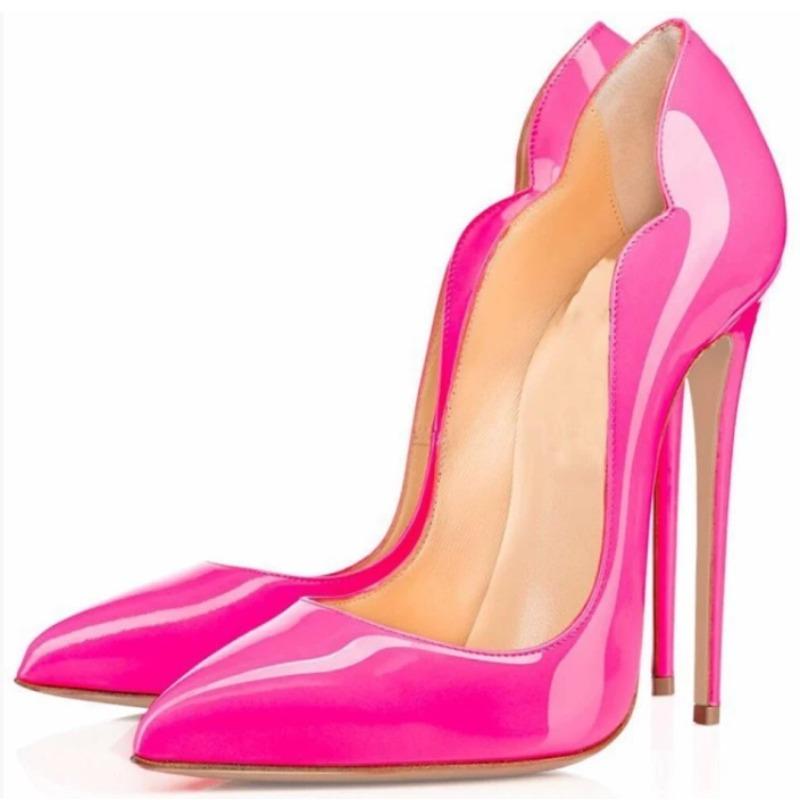 Fashion Black Sexy High Heels for Women New Fashion High-end Super High Heels 12cm Pointed Versatile Professional Luxury Single Shoes