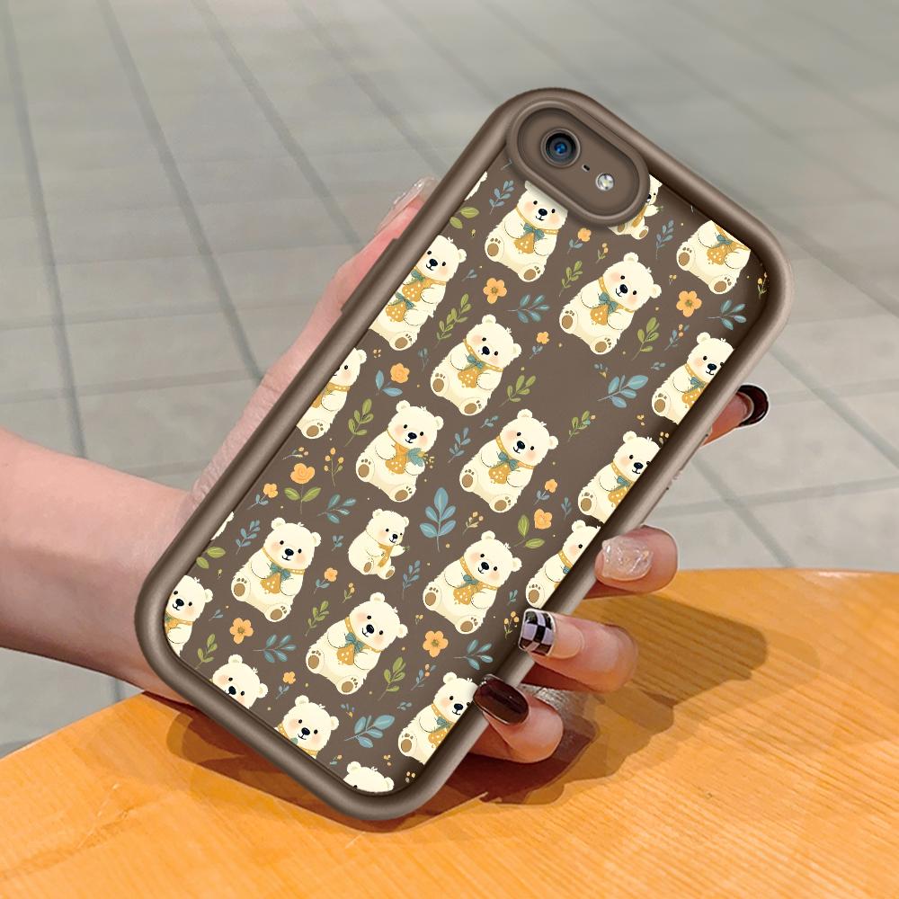 

Мягкий силиконовый квадратный чехол с рисунком лестницы для телефона, полное покрытие камеры, противоударный защитный резиновый чехол для iPhone Infinix Tecno OnePlus Google Pixel 8 коричневый