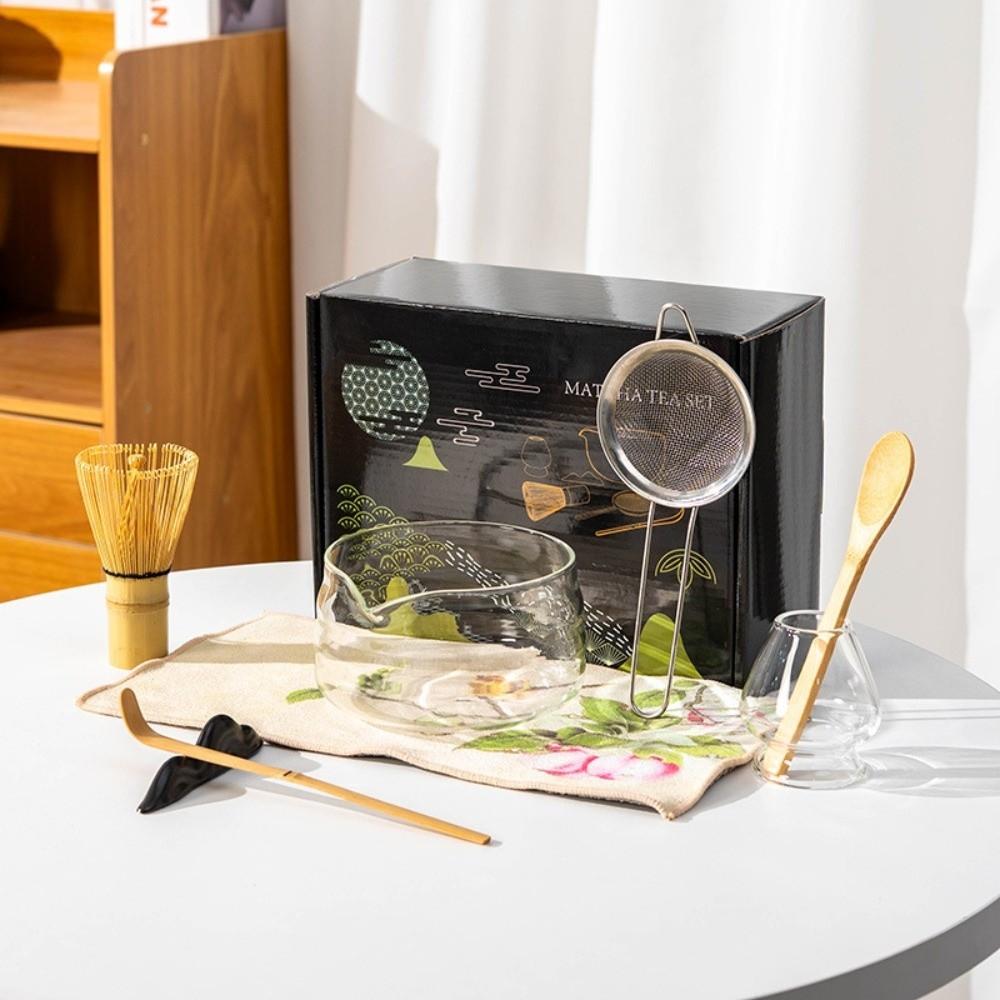 Smooth Matcha Making Kit with Pouring Spout Japanese Tea Set New Matcha Whisk Set  Tea Lovers