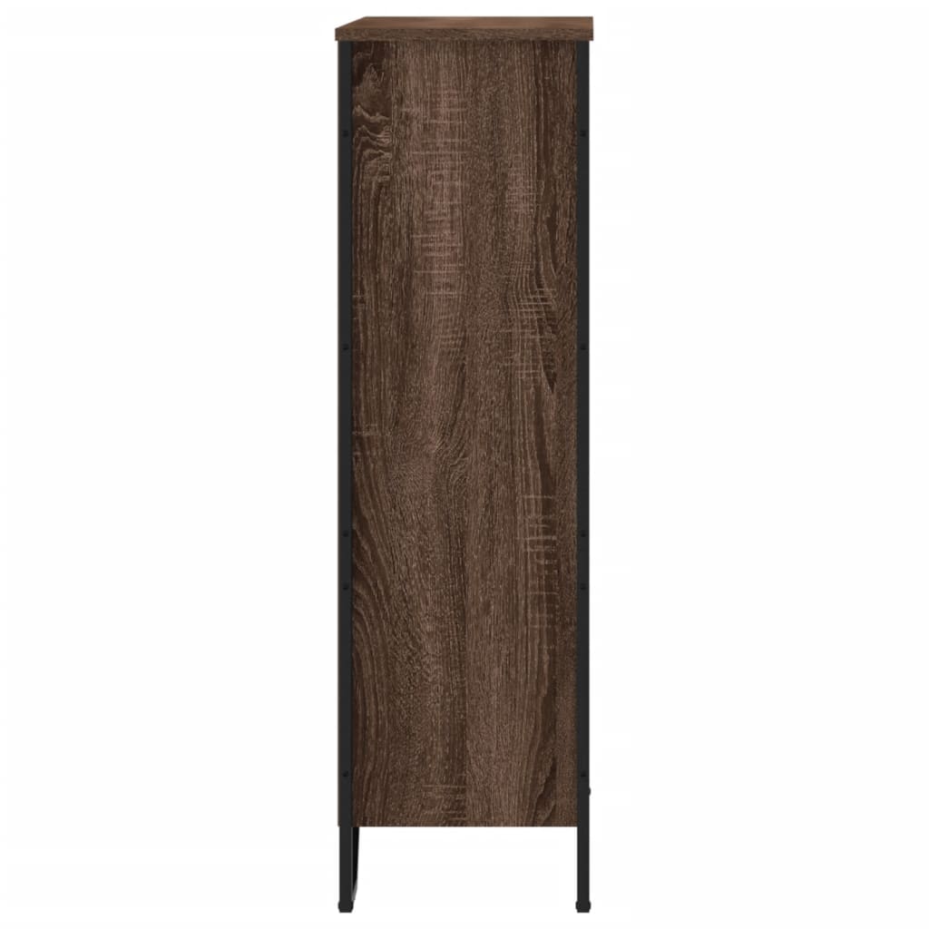 Bookshelf Brown Oak Look 80 x 31 x 106 cm Engineered Wood