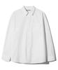 Base Moment Semi-Over Bio Cotton Shirt White