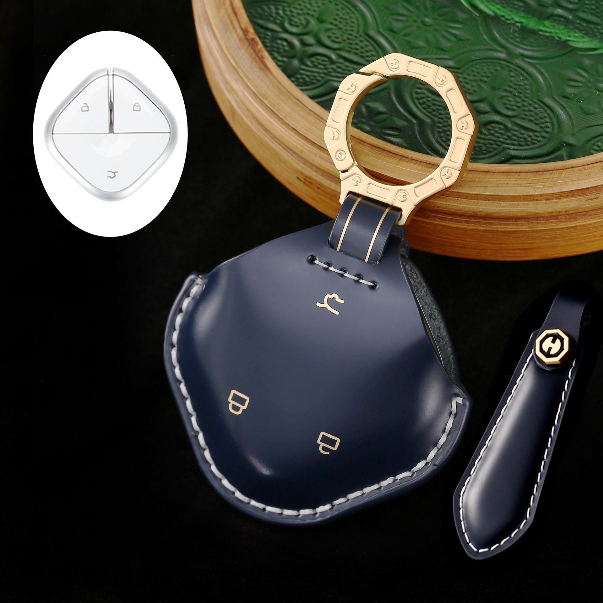 

Special wuling colorful fruit key set clear sky ice fruit ev buckle Baojun kiwi DJI Zhichao version air ev key bag