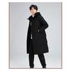 Women Men Long Winter Down Coat Over Knee Loose Thick White Duck 90% Fill Power Warm Outdoor Parka