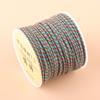 20m Multicolor Tie-Dyed Cotton Thread for DIY Moon Bodhi Bracelet