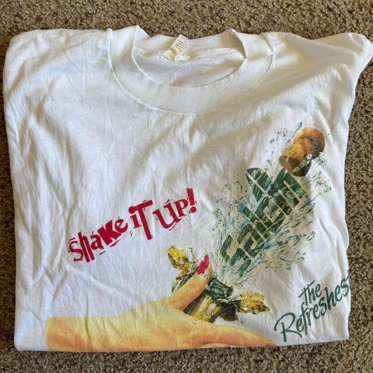 1980s The Refreshers Shake It Up band tee band Shirt NI388 FREE SHIPPING S