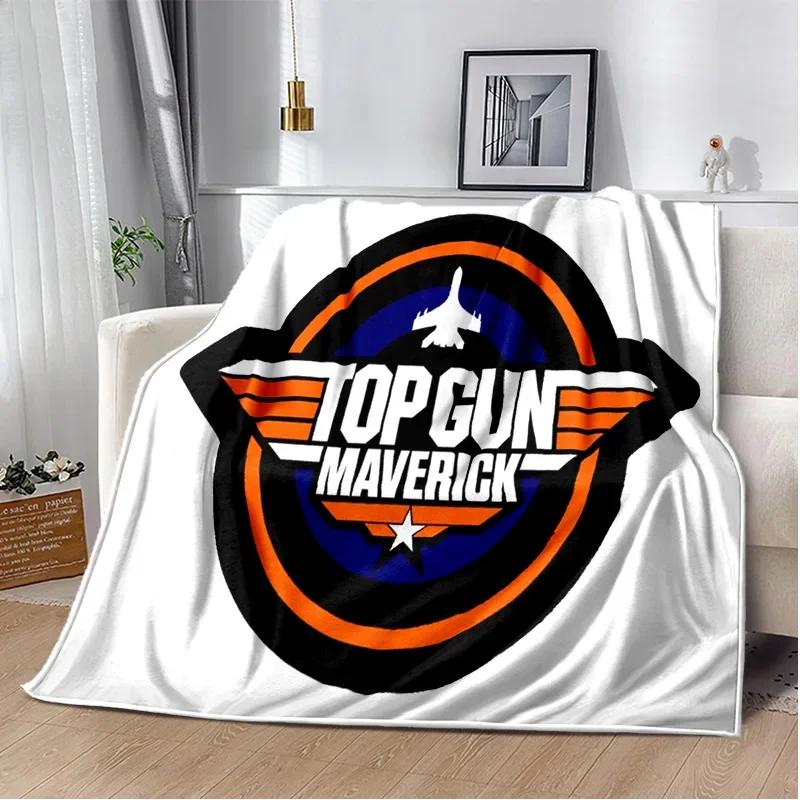 Top Gun Classic Movie Sign 3D Blanket,Soft Throw Blanket for Home Bedroom Bed Sofa Picnic Travel Office Rest Cover Blanket Kids