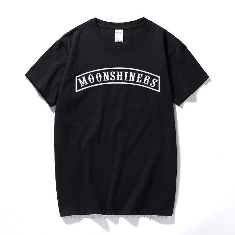 Moonshiners T Shirt Funny Tshirt Sutton Moonshine Hillbilly South Runs Popcorn Tops Cotton Short Sleeve Tshirt Camisetas Hombre