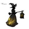 Halloween Atmosphere Lamp Witch Decoration, Gothic Holding Lantern Light, Decorative Battery Powered for Home Office Porch Festival Party Supplies