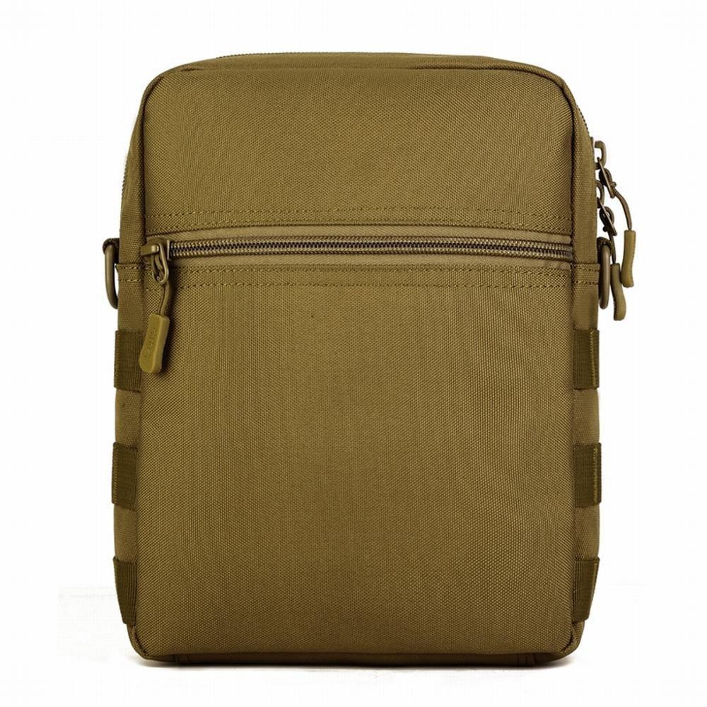 PHOENIX IKKI Vertical Key Case Outdoor Shoulder for Military 6 Colors Available Included, Camouflage, Water-Resistant, Bag, Tactical, Fans, Brown,