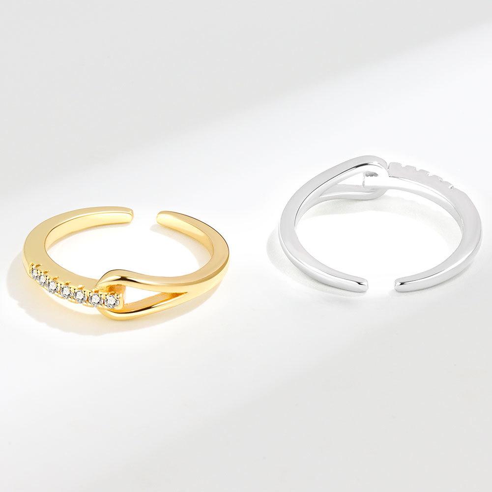 Lindon clássico liga de cobre anel de zircão feminino joias promessa de casamento presente de festa