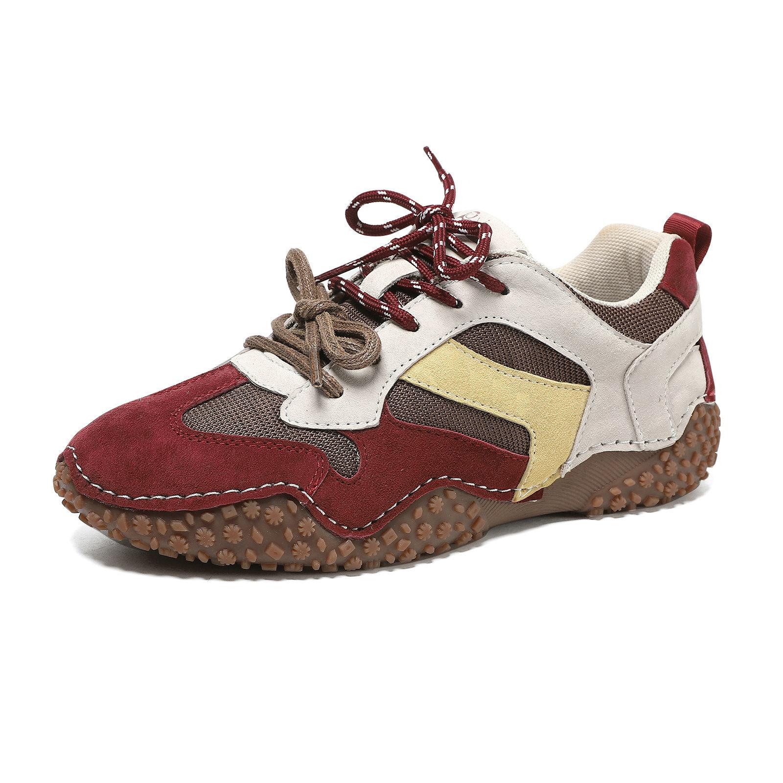 

2025 популярная мужская и женская обувь большого размера, уличная повседневная обувь, осенне-зимняя обувь из кожи первого слоя, спортивная обувь 43