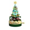 360pcs Rotating Christmas Tree Music Box Building Toys Building Block Creative Assemble Melodies Paradise Choice Holidays Gifts