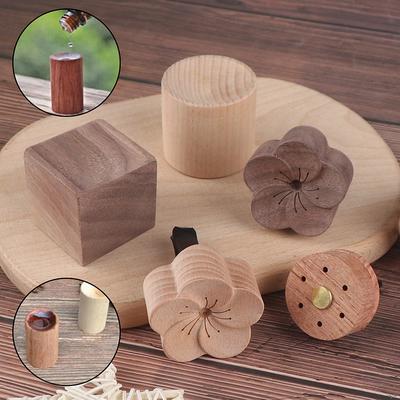 Ätherisches Öl Diffusor Holz Aroma Diffusor Holz Aromatherapie Auto Luft Frische Schlaf