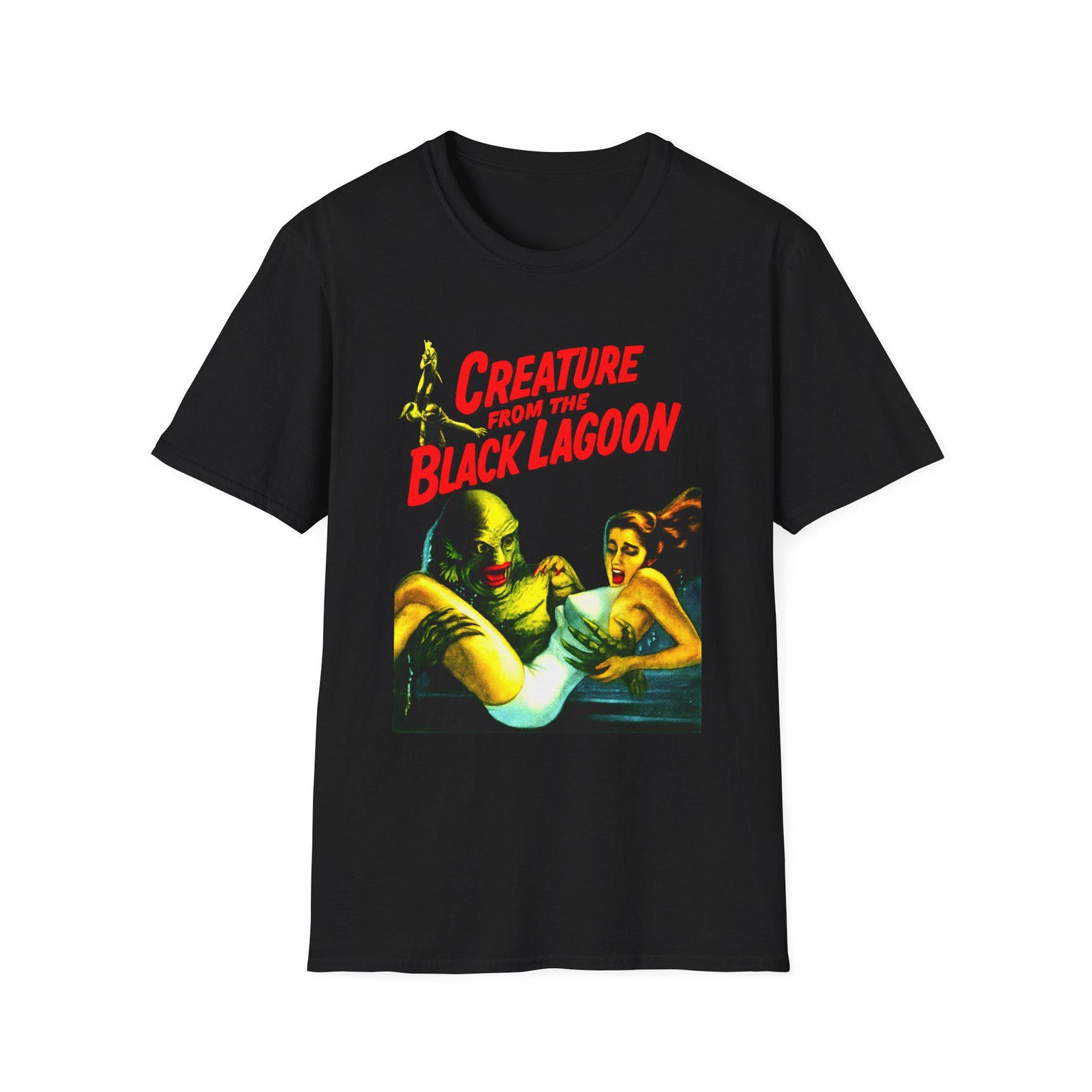 Vintage Creature from the Black Lagoon T shirt: Retro Horror Movie Tee S