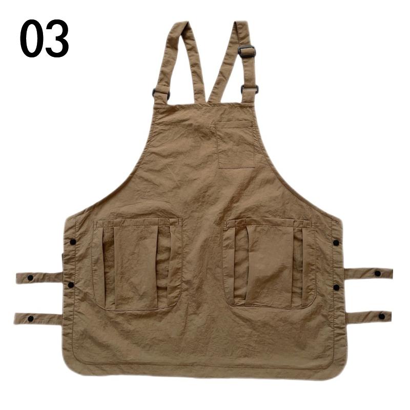 1pc Japanese Waterproof Outdoor Barber, Coffee Shop, Catering Workwear Apron, Unisex Household Kitchen Workwear