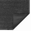 Black Doormat 80 X 120 Cm Polypropylene