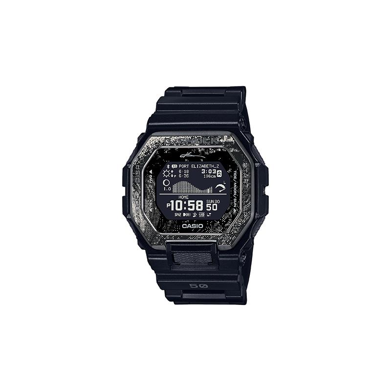Casio G-LIDE Series Igarashi s Second Collaboration Kanoa Igarashi Signature Model Surf Quartz Movement Resin Strap Japanese and Korean GBX-100KI-1JR чёрный