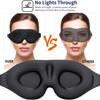 Blackout Sleep Eye Mask Adjustable Strap 3D Eye Mask New Blindfold Mask  Office Household
