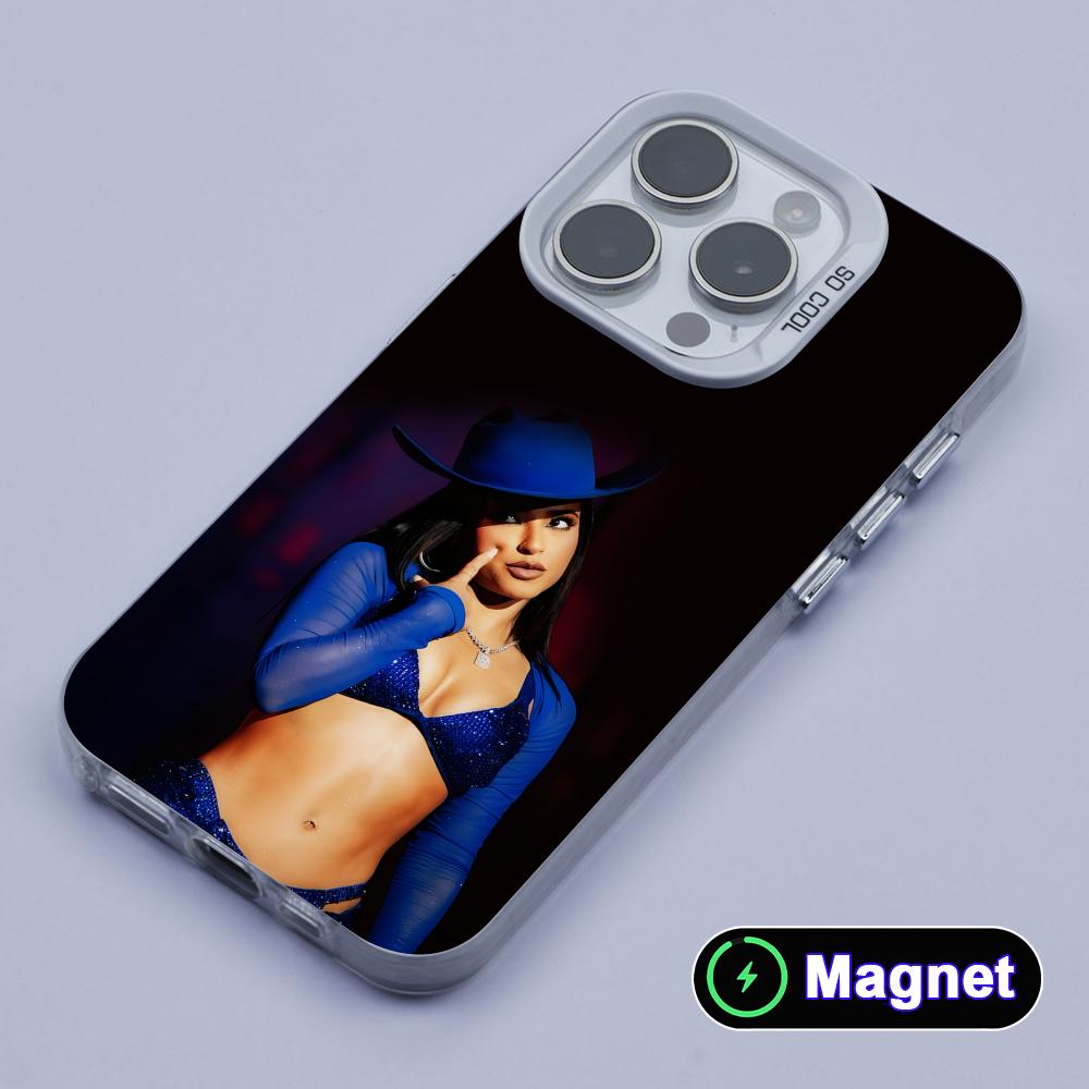 Fashion Becky G White Translucent MagSafe Mobile Phone Case for iPhone 17 16 15 14 13 12 11 X XR XS Air Pro Max Plus Cover