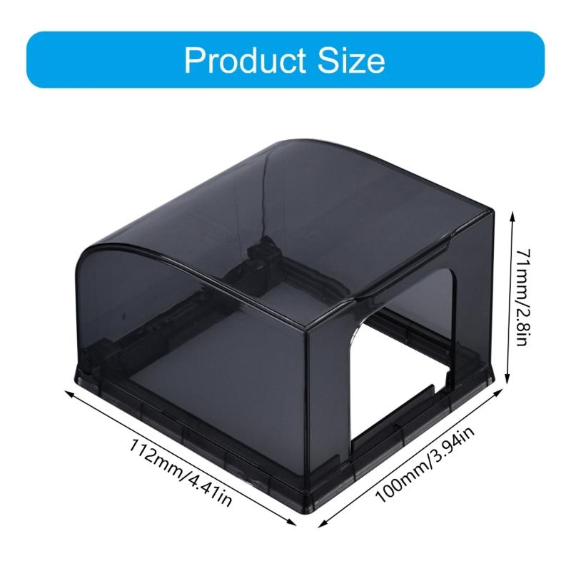 Waterproof In Use Outlet Covers 86 Type Receptacle Protectors with Clear Designs for Bathroom Wall Switch Socket