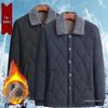 Men's Thickened Lambswool Cotton Jacket for Dad and Grandpa - Warm Winter Outerwear for Middle-Aged and Elderly.