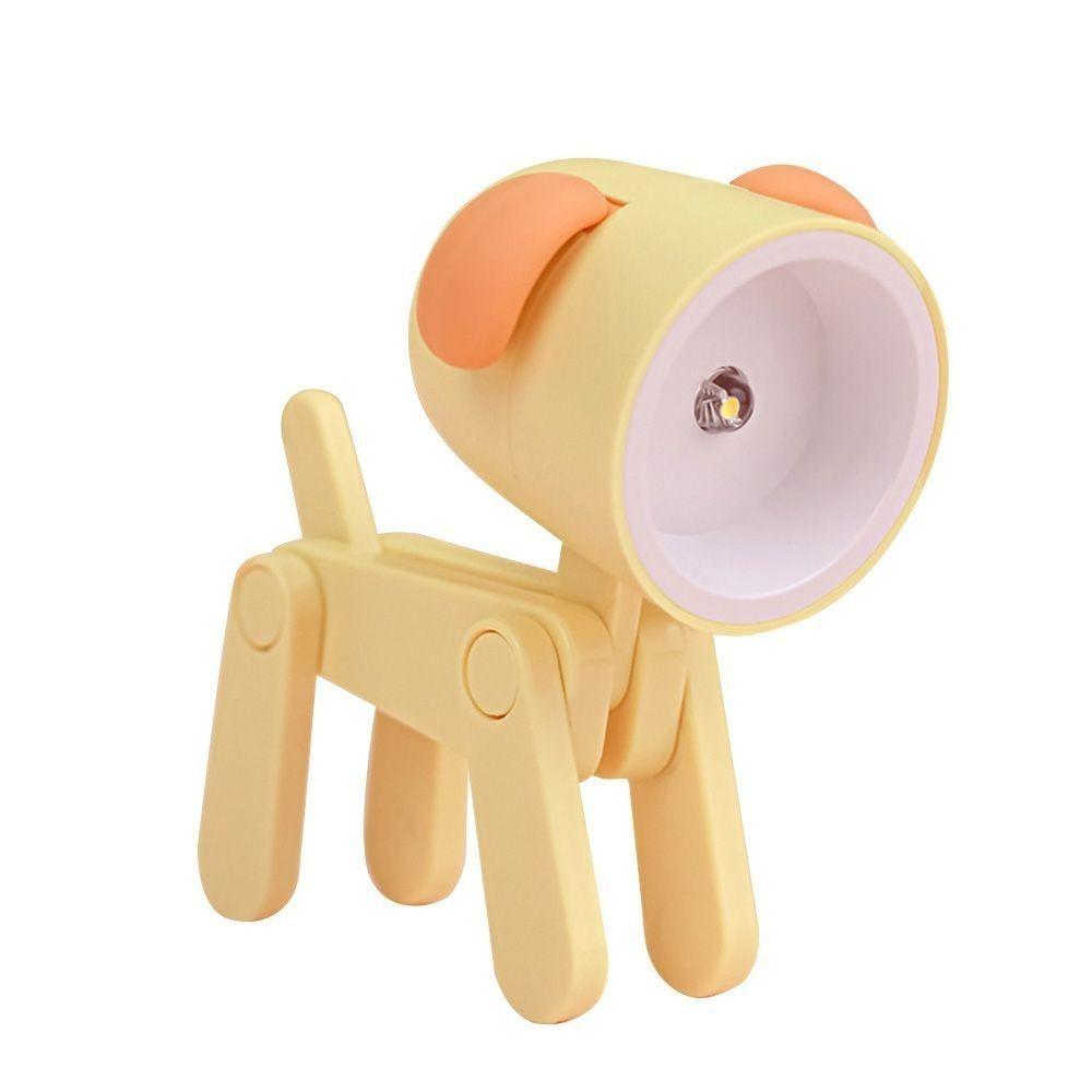 Gift Mini LED Night Light Portable Folding Cartoon Night Lamp Adjustable Table Lights Room Decor