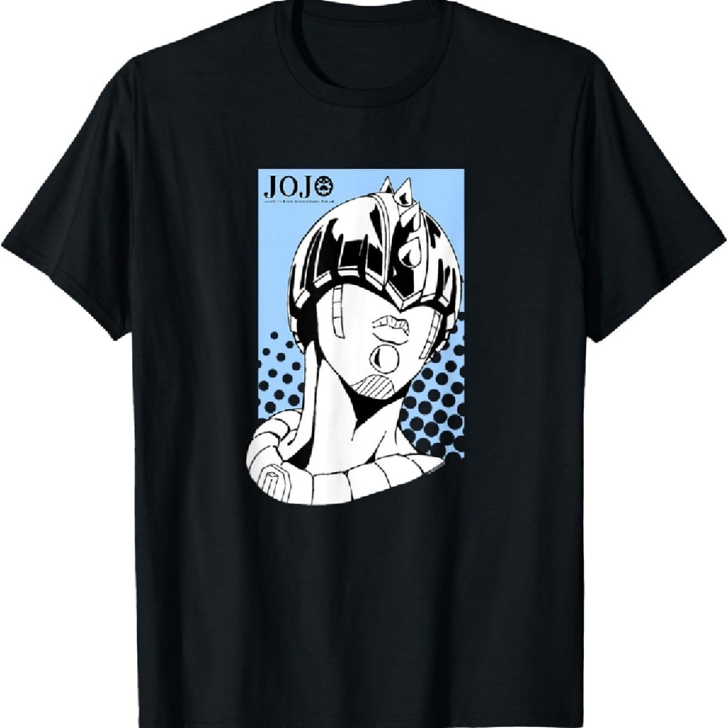 

JoJo s Bizarre Adventure Голова Zipper Man с логотипом Аниме Футболка XXXXXL чёрный