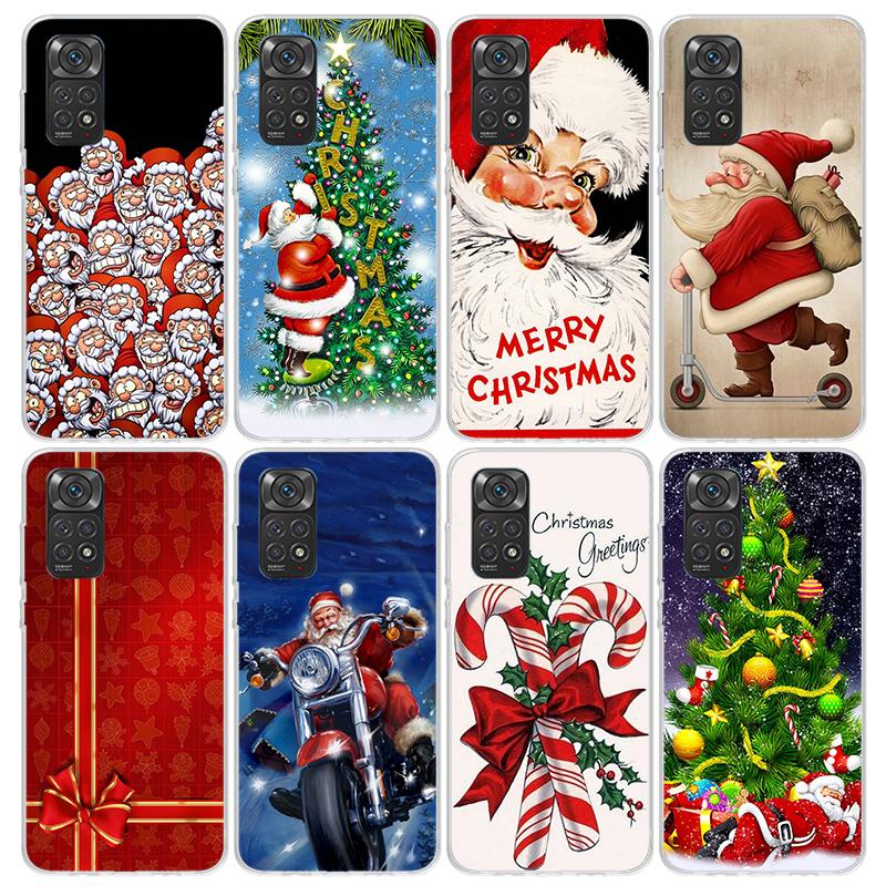 Christmas Santa Claus Present Phone Case for Xiaomi Redmi Note 15 14 14S 13 12 12S 11 Pro Plus 11E 11T 11S 10S 5G Soft Cover Fun