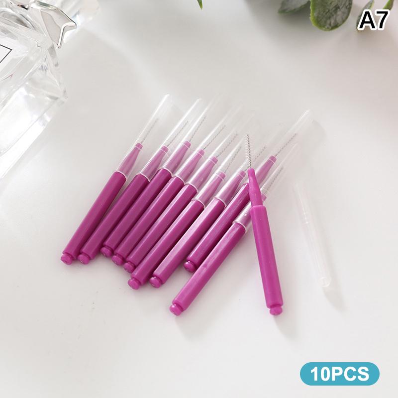 10Pcs Shower Head Cleaning Brush Small Hole Cleaner Tool Anti- Clogging Mini Crevice Bristle For Nozzle Gap Bathroom Automotive