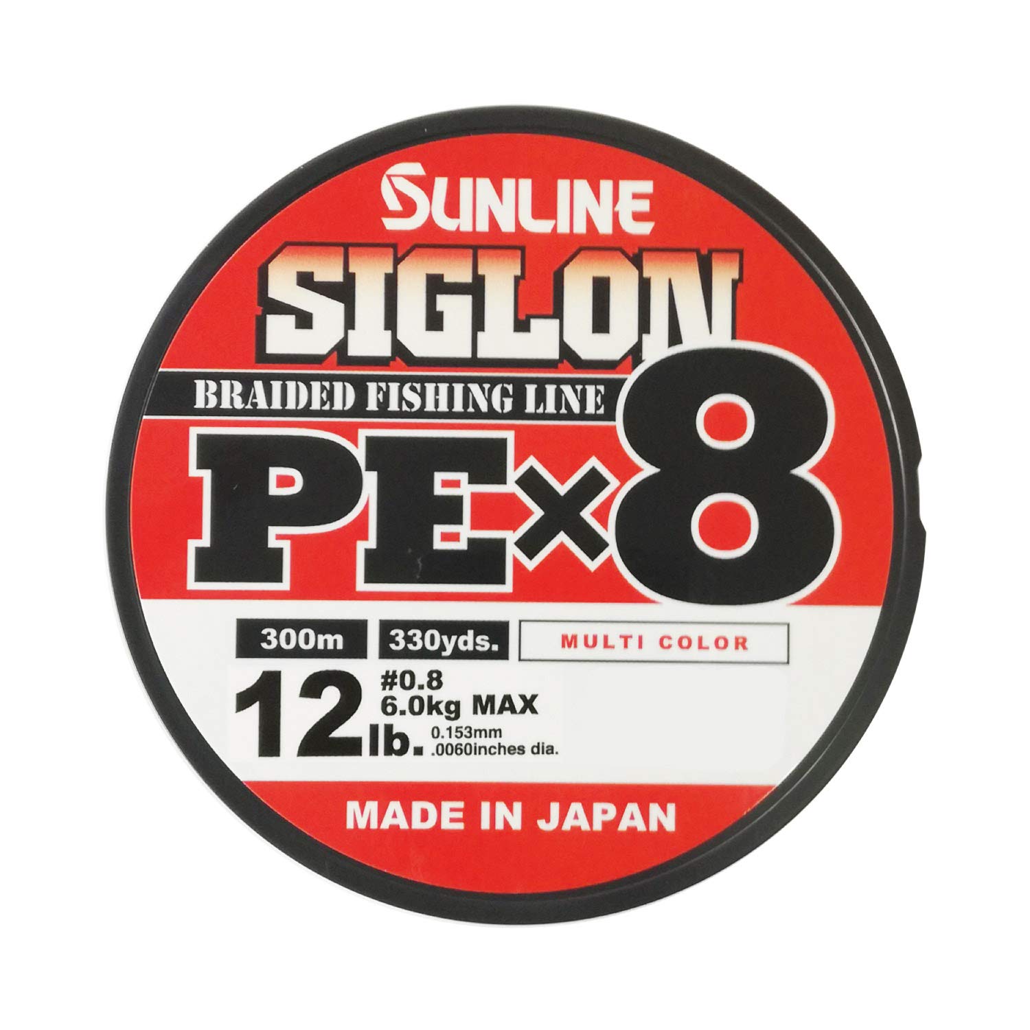 

SUNLINE Line Sigron PEx8, 984.1 ft (300 m), 5 Colors, No. 0.8, 12LB J