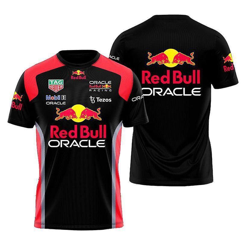 Red Bull 2026  Racing Team 3D Print T-shirt Heren Zomer Korte Mouw Formule 1 Motorsport Sport T-shirt Casual Streetwear Top XS