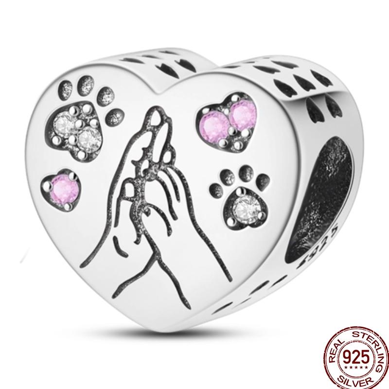 Original Copper Charm Beads Luminous Firefly Tarot Card Perfume Butterfly Bead For Women Diy Bracelet Charm Jewelry