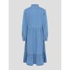 Binpolleidiseu [Reedition] Hedge Denim Volume Sleeve Dress Blue (Bf5271S01P)