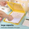 A4 Multi-functional File Folder Desktop Test Paper Organizer Office Document Board Folder Storage Box Writing Board, Office