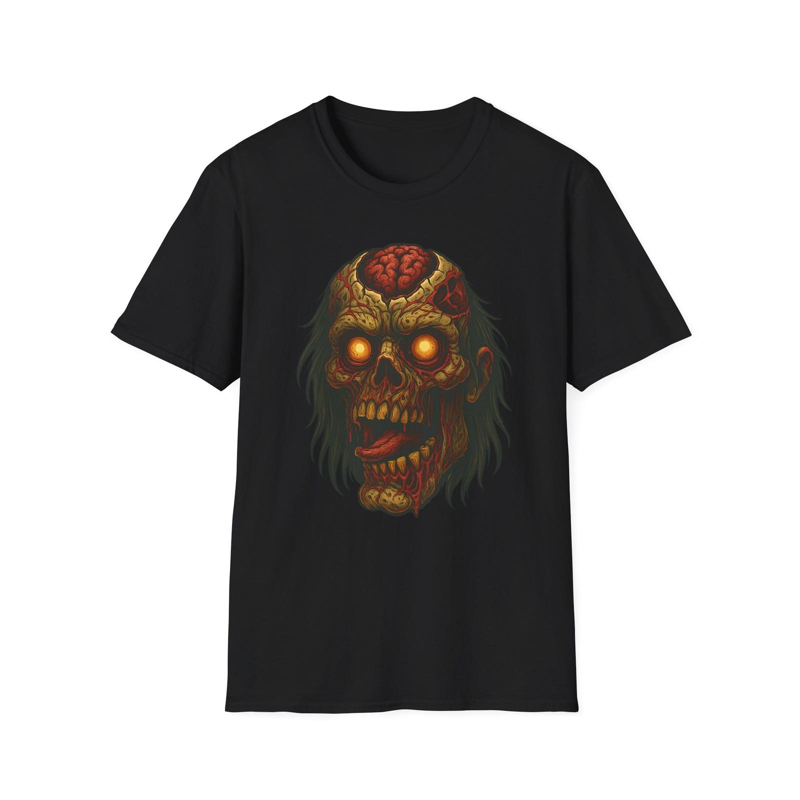 Gothic Zombie Graphic T-Shirt, Halloween Shirt, Unisex Tee, Horror [...] S
